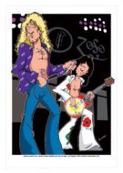 Led Zeppelin Caricature, Heroes Of Rock (Rock Pop)